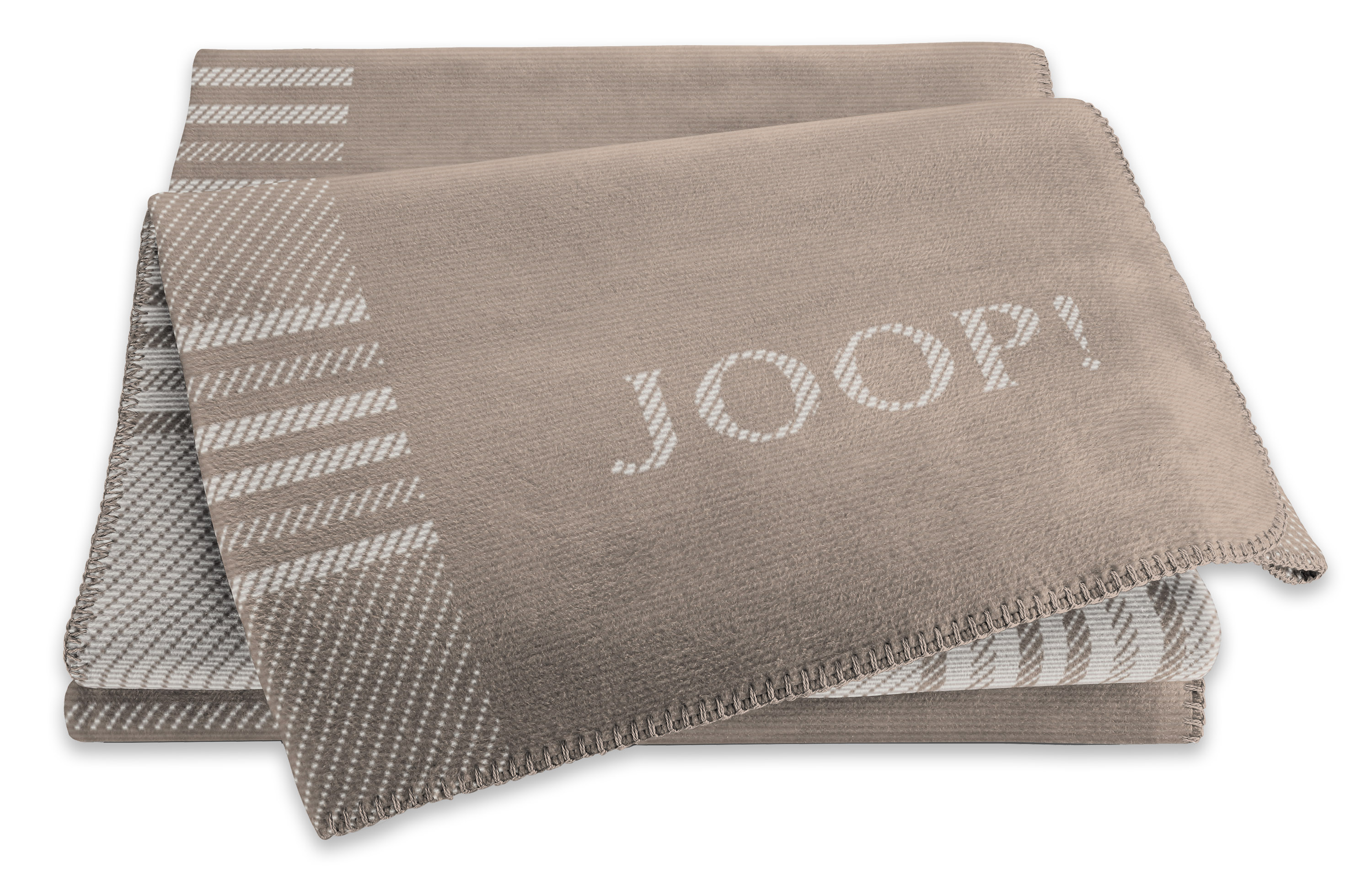 JOOP! Wohndecke Frames Sand Päckchenbild