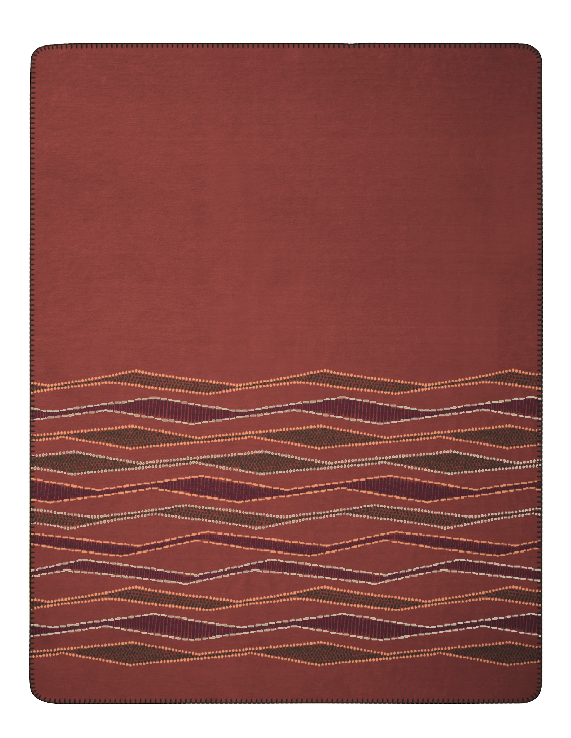 Kuscheldecke Crafted Lines Freisteller glatt Vorderseite